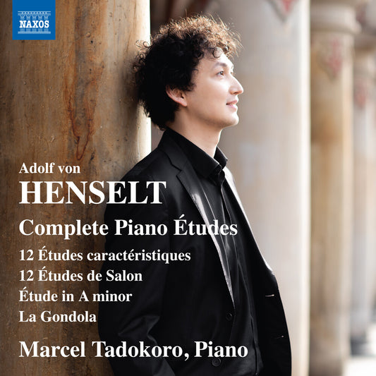 the album cover for Marcel Tadokoro - Henselt: Complete Piano Etudes
