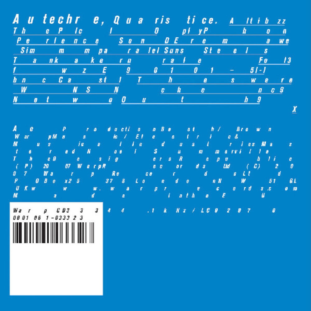 Autechre - Quaristice [LP]