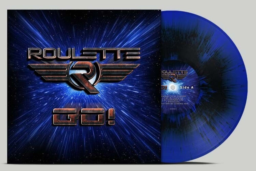 Roulette - Go - Blue/Black Splatter (Blk) (Blue) [Colored Vinyl] [Limited Edition]