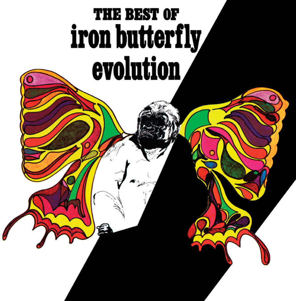 the album cover for Iron Butterfly - Best Of Iron Butterfly - Evolution (Audp) [Colored Vinyl]