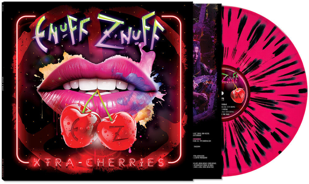 Enuff Z'Nuff - Xtra Cherries [Black/Pink Splatter LP]