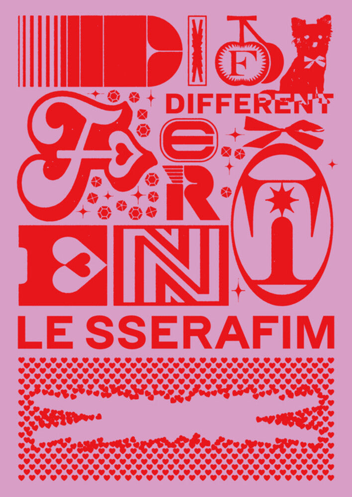 LE SSERAFIM - Different (Limited Edition B) [CD]