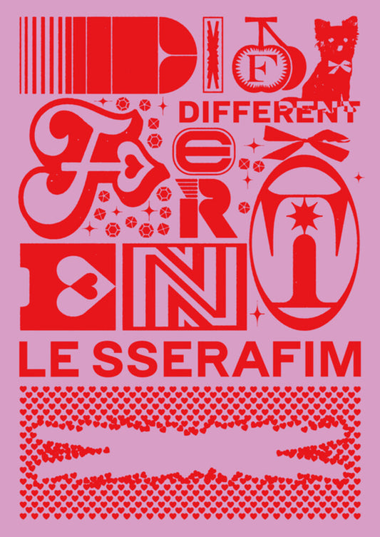 LE SSERAFIM - Different (Limited Edition B) [CD]