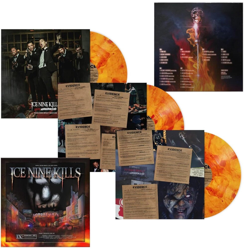 Ice Nine Kills - Welcome To Horrorwood: Under Fire (Deluxe Edition) [Deluxe Edition 3xLP Box Set Horrorwood Hills Orange with Red Splatter vinyl]