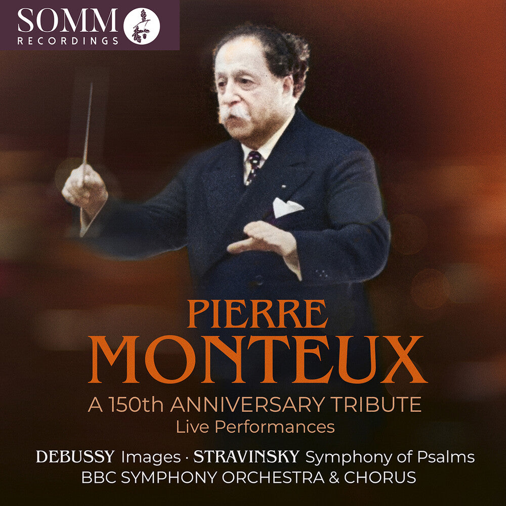the album cover for Gerald Glover - Pierre Monteux - A 150th Anniversary Tribute