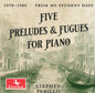 Stephen Perillo - Five Preludes & Fugues For Pno [CD]