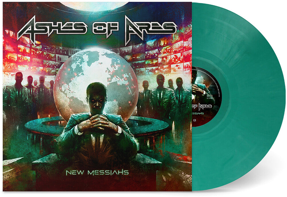 the album cover for Ashes Of Ares - New Messiahs [LP Teal]