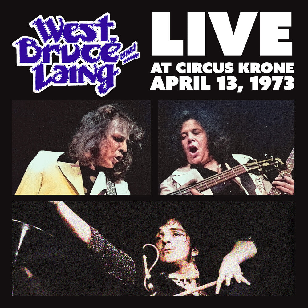 Pre-Order: Bruce West  & Laing - Live At Circus Krone Frankfurt Germany April 13 73 [LP]