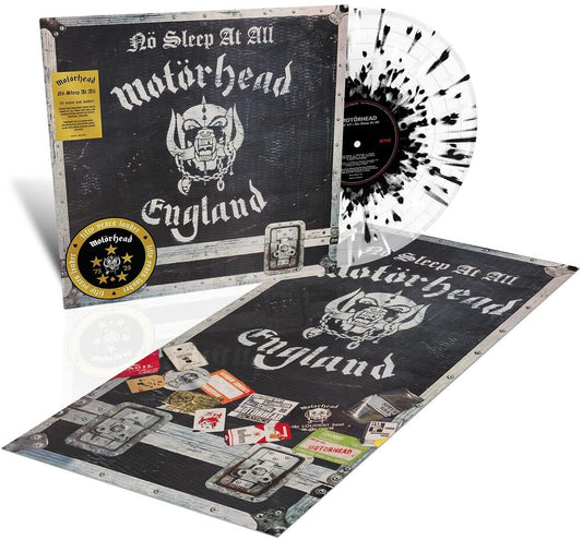 Motörhead - No Sleep At All (Blk) [Clear Vinyl] (Wht) (Aniv) (Spla)