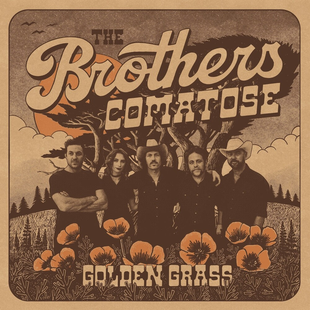 Brothers Comatose - Golden Grass - Splattered Orange & Blue [Colored Vinyl]