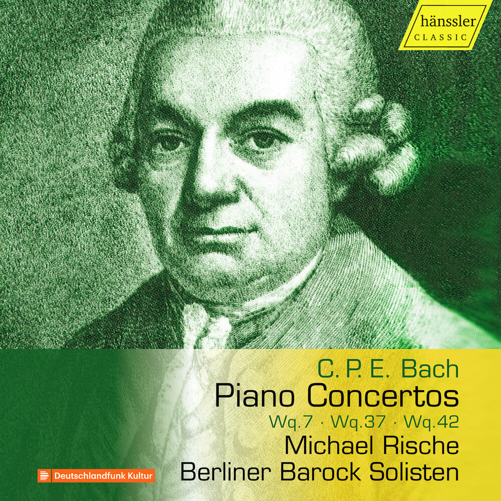 Pre-Order: Rische, Michael - C.P.E. Bach: Piano Concertos, Wq. 7, Wq. 37 & Wq. 42 [CD]