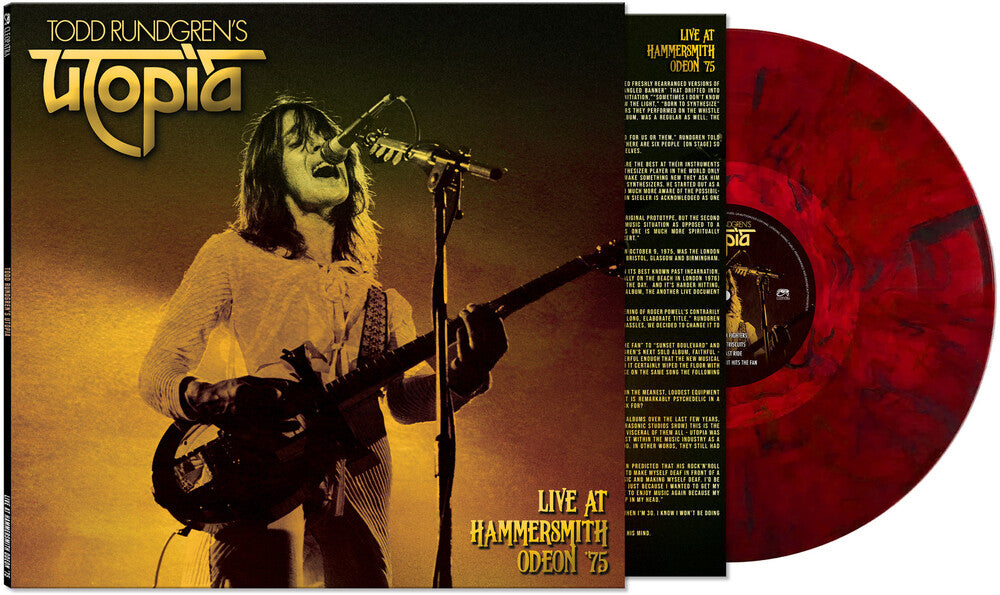 Todd Rundgren's Utopia - Live at Hammersmith Odoen '75 [Red Marble LP]