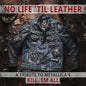the album cover for No Life 'til Leather - Tribute To Metallica's / Va - No Life 'til Leather - Tribute To Metallica's / Va