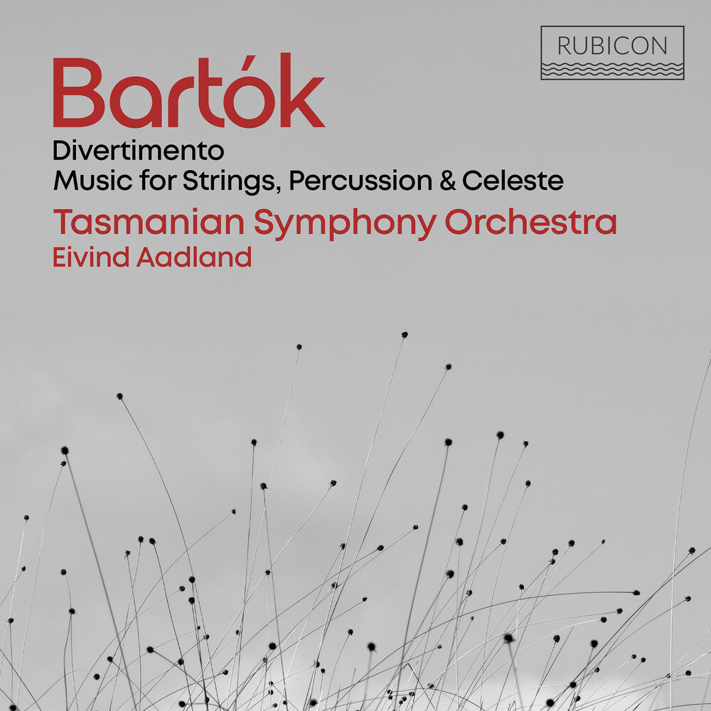the album cover for Tasmanian Symphony Orchestra / Eivind Aadland - Bartok: Divertimento Music For Strings