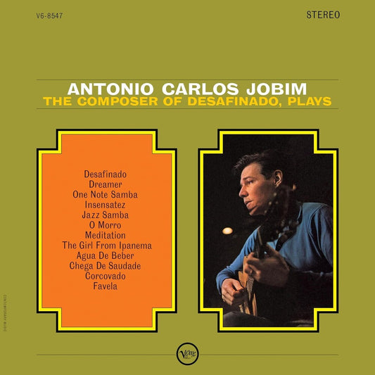 the album cover for Antonio Jobim  Carlos - Composer Of Desafinado, Plays (Verve Vault Series)