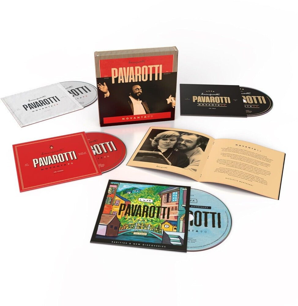 the album cover for Luciano Pavarotti - Novanta