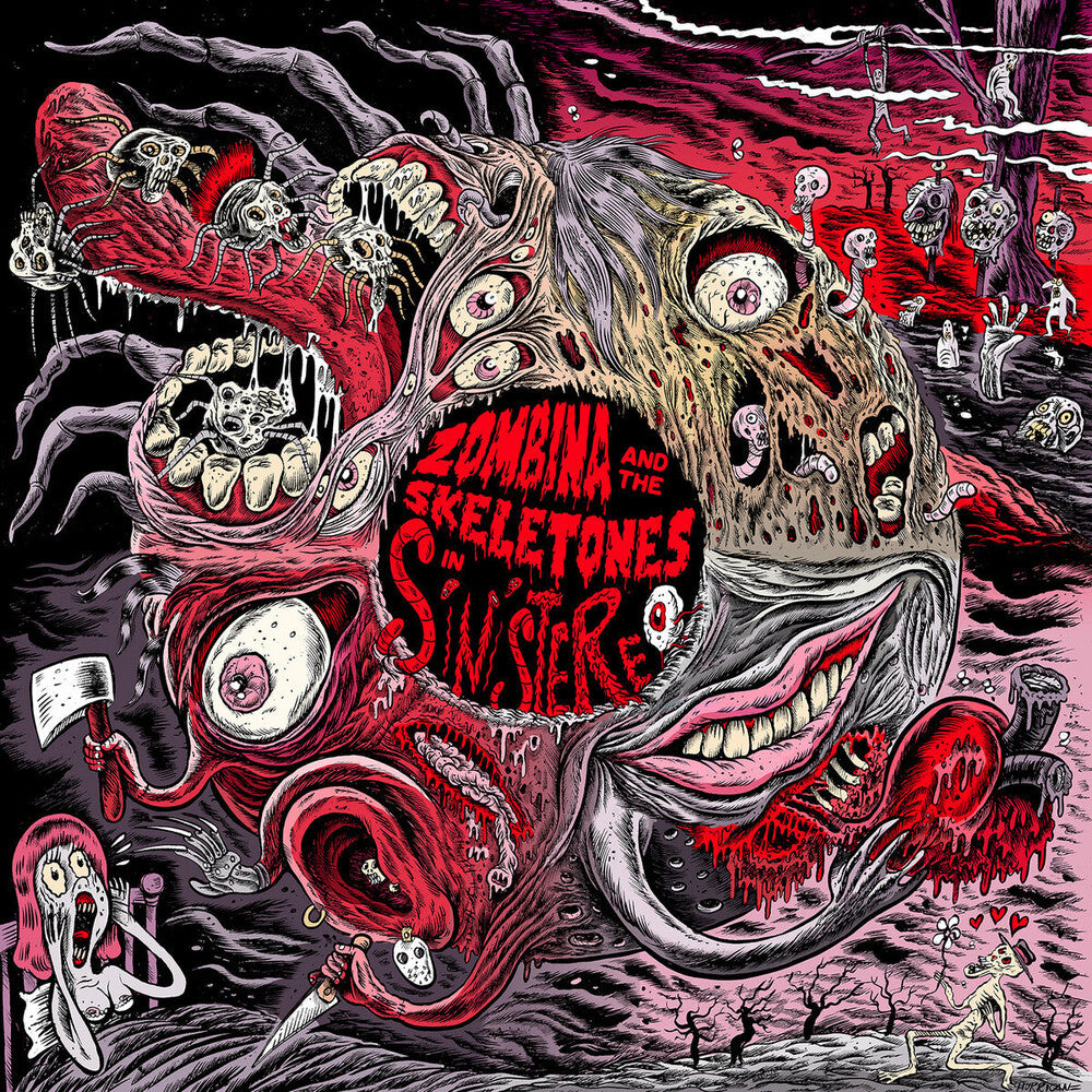 Zombina & The Skeletones - In Sinistereo [Colored Vinyl] [Limited Edition] (Red) [With Booklet]