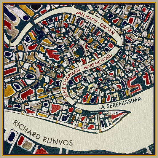 the album cover for Jan Hage - La Serenissima - Complete Keyboards Works