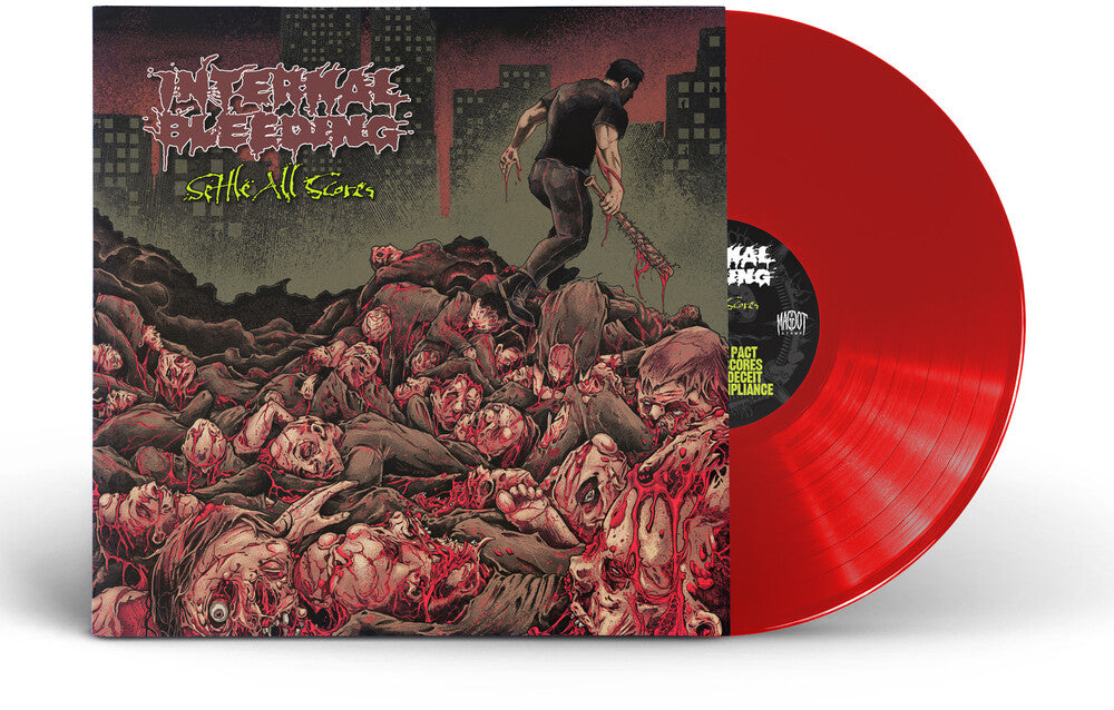 Internal Bleeding - Settle All Scores [Clear Vinyl] (Red)