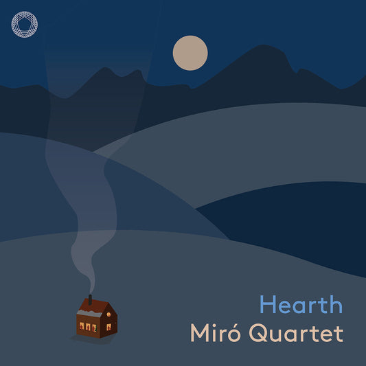the album cover for Miro Quartet - Hearth