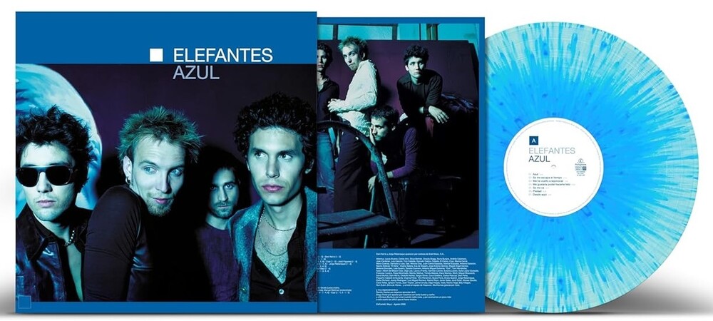 Elefantes - Azul 25 Aniversario - Blue Splatter Vinyl [LP]