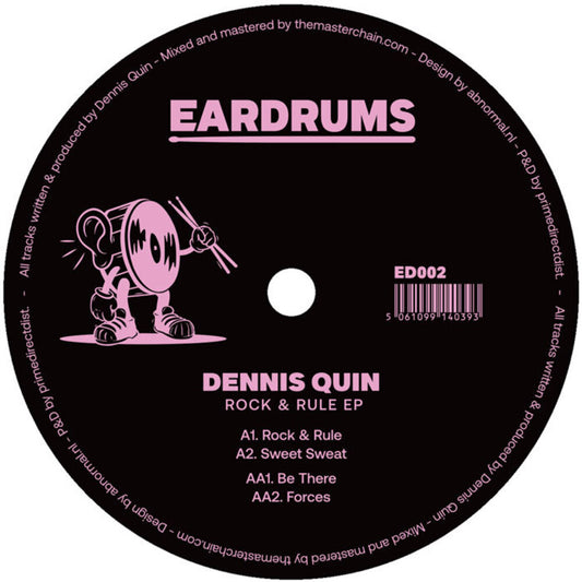 Pre-Order: Dennis Quin - Rock & Rule (Ep) [LP]