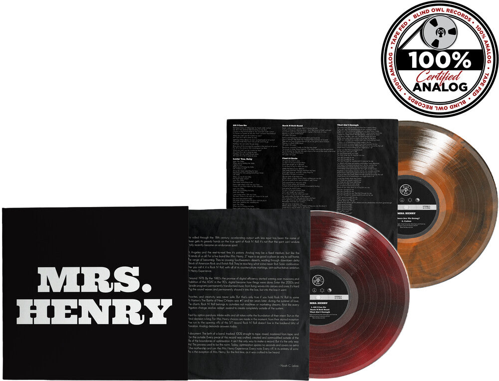 Pre-Order: Mrs. Henry - Mrs. Henry [Colored Vinyl]