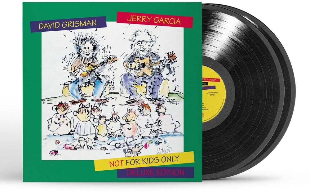 the album cover for Jerry Garcia / David Grisman - Not For Kids Only (Deluxe Edition) [2LP]