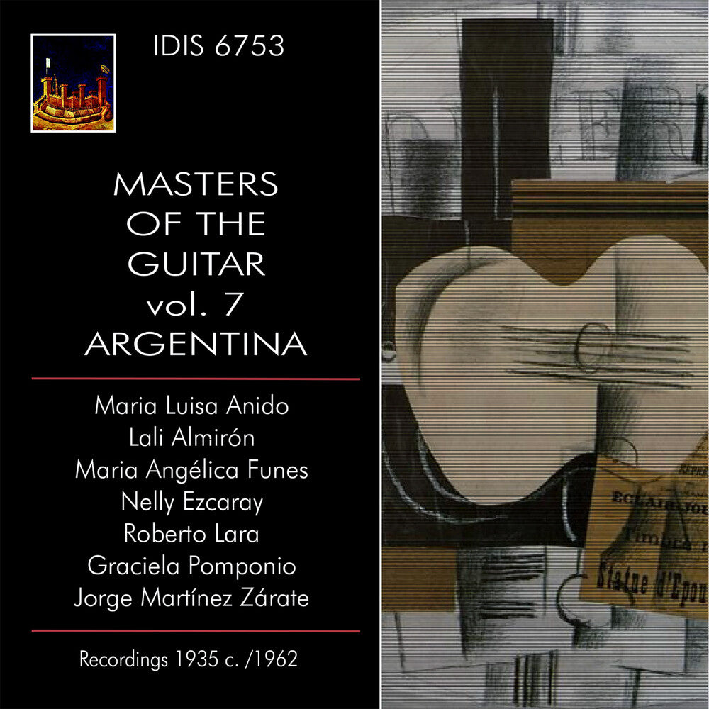 Pre-Order: Maria Anido  Luisa - Master Of The Guitar Vol. 7 - Argentina [CD]