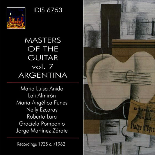 Pre-Order: Maria Anido  Luisa - Master Of The Guitar Vol. 7 - Argentina [CD]
