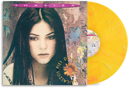 Shakira - Pies Descalzos (30th Anniversary) [Yellow with Red Swirl Marble Colored Vinyl]