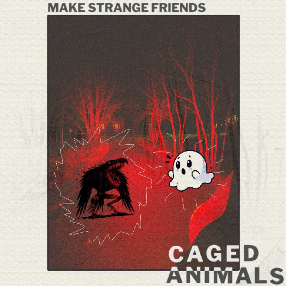 Caged Animals - Make Strange Friends [Clear Vinyl] (Red) [Download Included]