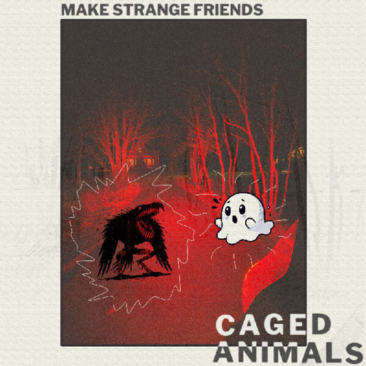 Caged Animals - Make Strange Friends [Clear Vinyl] (Red) [Download Included]