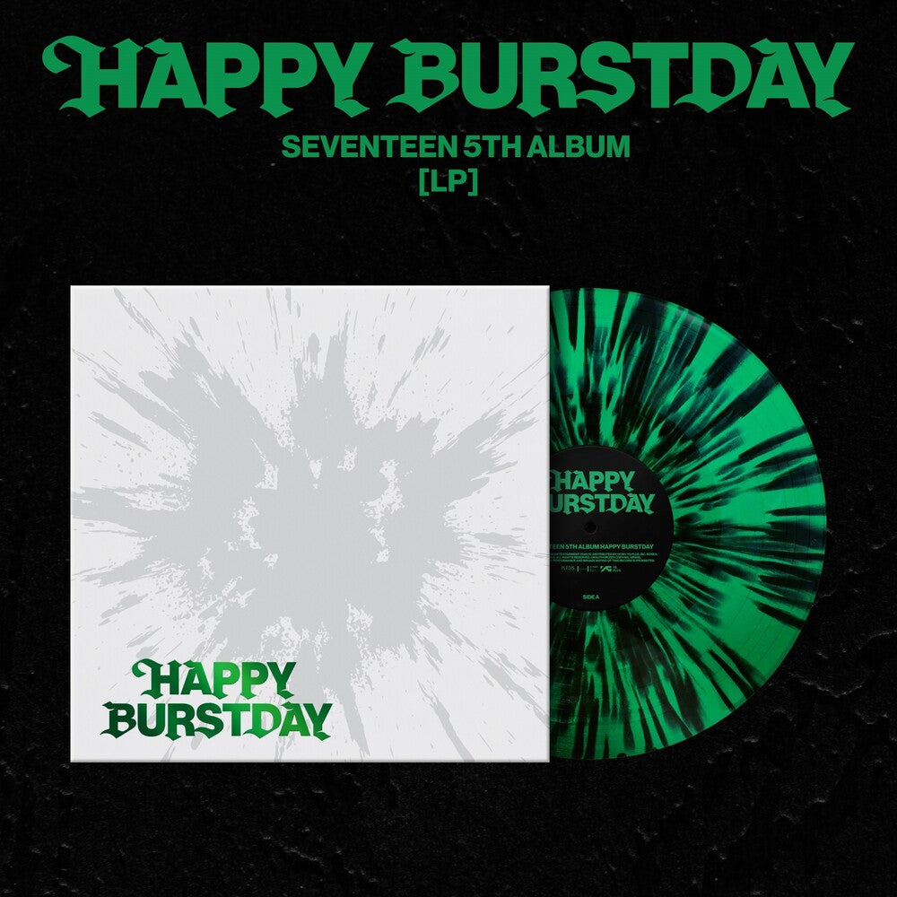 the album cover for SEVENTEEN - SEVENTEEN 5th Album 'HAPPY BURSTDAY' [LP]