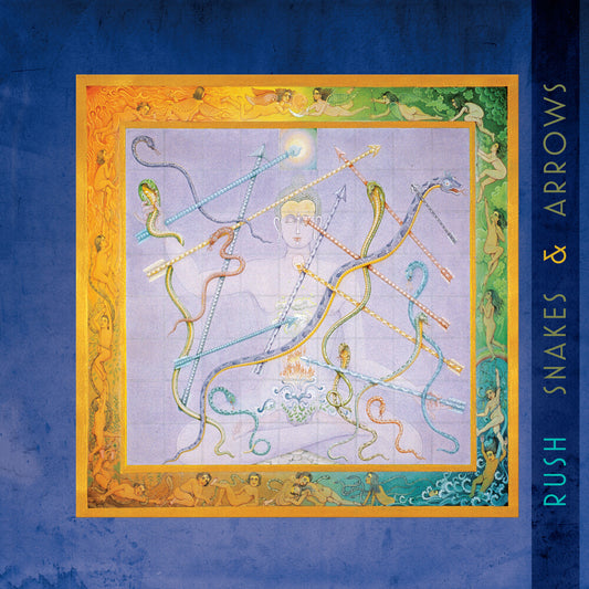 the album cover for Rush - Snakes & Arrows