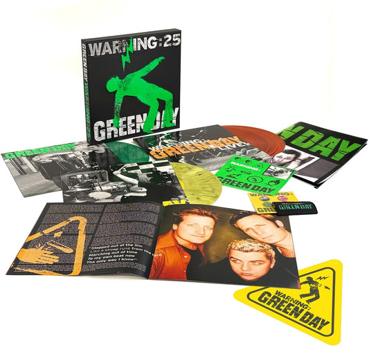 Green Day - Warning (25th Anniversary Deluxe Edition) [Indie Exclusive Vinyl Box - Green, Yellow, and Orange LP]
