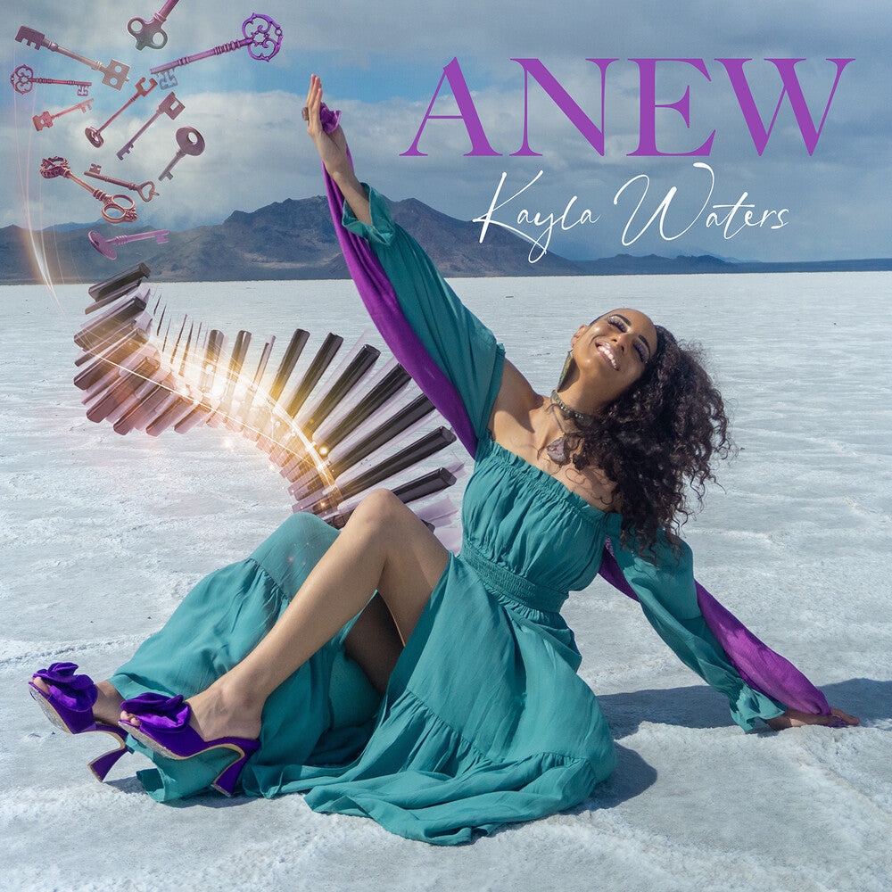 the album cover for Kayla Waters - Anew