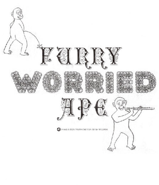 the album cover for Badge Epoch - Furry Worried Ape
