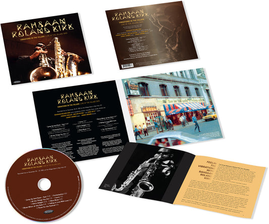 the album cover for Rahsaan Kirk  Roland - Vibrations In The Village: Live At The Village
