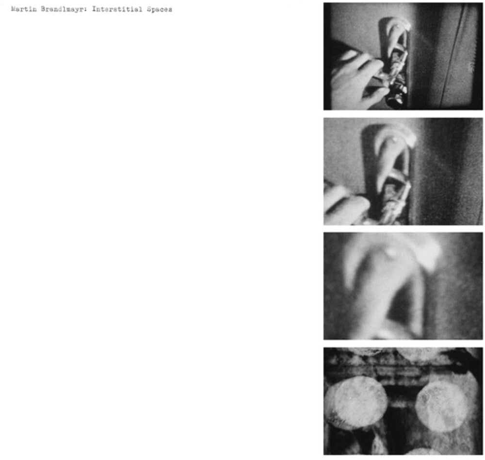 the album cover for Martin Brandlmayr - Interstitial Spaces