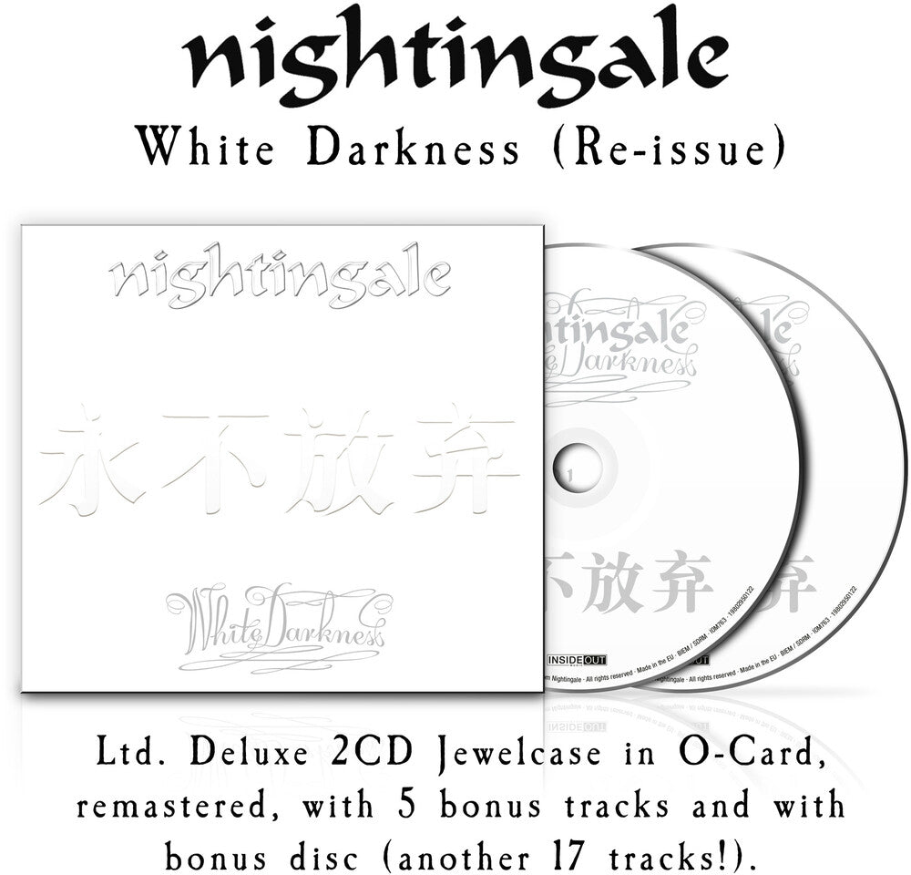 the album cover for Nightingale - White Darkness [Deluxe] [Limited Edition] [With Booklet] (Bril) (Jewl)