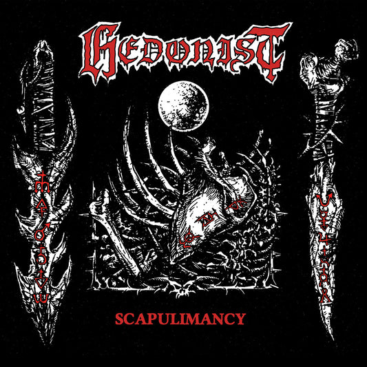 the album cover for Hedonist - Scapulimancy [Colored Vinyl] (Red)