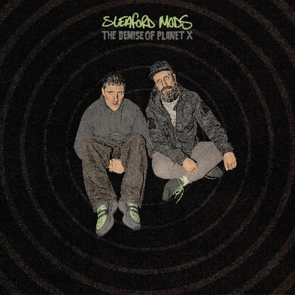 the album cover for Sleaford Mods - Demise Of Planet X (Blk) [Colored Vinyl] (Grn)