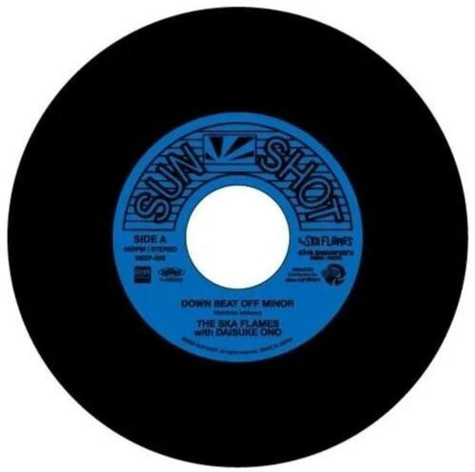 the album cover for Ska Flames - Down Beat Off Minor / Last Borelo