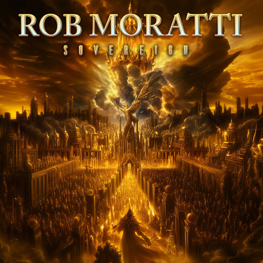 the album cover for Rob Moratti - Sovereign