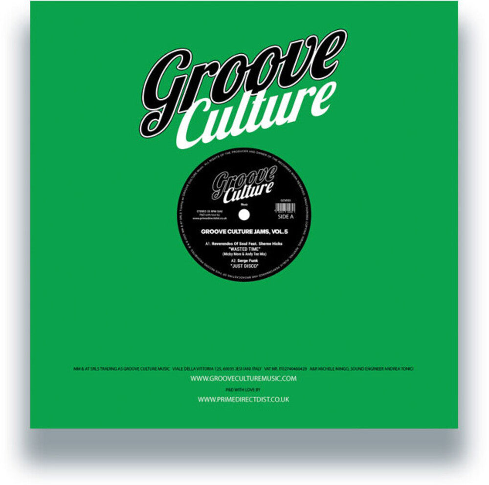 the album cover for Groove Culture Jams Vol. 5 / Various - Groove Culture Jams Vol. 5 / Various