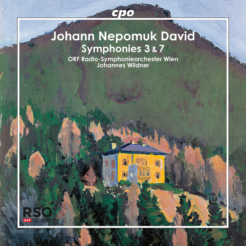 the album cover for Orf Radio-Symphonieorchester Wien - Johann Nepomuk David: Symphonies 3 & 7
