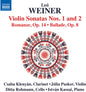 the album cover for Csaba Klenyan - Weiner: Vn Sons Nos. 1-2 Romanze Ballade