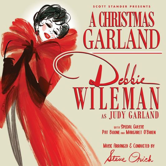 the album cover for Debbie Wileman - Christmas Garland Debbie Wileman As Judy Garland