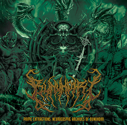 the album cover for Bunuhdiri - Prime Extractions: Neurocosmic Archives Of Bunuhdi
